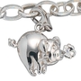 Einh�nger Charm Gl�cksschwein 925 Sterling Silber Gl�cksbringer
