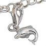 Einh�nger Charm Delfin 925 Sterling Silber rhodiniert