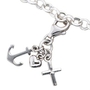 Einh�nger Charm Glaube Liebe Hoffnung 925 Sterling Silber rhodiniert