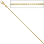 Erbskette 333 Gelbgold 1,5 mm 36 cm Gold Kette Halskette Karabiner