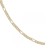 Figaroarmband 585 Gold Gelbgold 21 cm Armband Karabiner