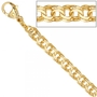 Garibaldiarmband 585 Gelbgold 19 cm - 5,2 mm Goldarmband Karabiner