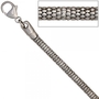 Halskette Kette 925 Sterling Silber rhodiniert 42 cm Karabiner