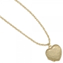 Medaillon Herz 333 Gelbgold mattiert