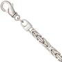 K�nigsarmband 925 Sterling Silber rhodiniert 23 cm - 5,9 mm