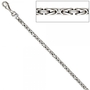 K�nigskette 925 Sterling Silber rhodiniert 45 cm Halskette