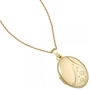 Medaillon oval 585 Gold Gelbgold Anh�nger zum �ffnen