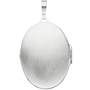 Medaillon oval Blumen f�r 2 Fotos 925 Sterling Silber zum �ffnen