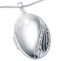 Medaillon oval 925 Sterling Silber Anh�nger zum �ffnen
