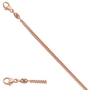 Panzerkette 585 Rotgold 2 mm 45 cm Halskette Karabiner