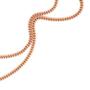 Panzerkette 585 Rotgold 2 mm 45 cm Halskette Karabiner