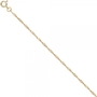 Singapurkette 333 Gelbgold 1,8 mm 50 cm Halskette Federring
