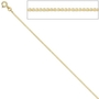 Venezianerkette 333 Gelbgold 1,5 mm 42 cm Gold Kette Halskette
