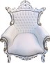 Casa Padrino Barock Wohnzimmer Sessel Al Capone 90 x 80 x H. 128 cm - M�bel im Antik Stil 