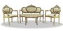 Casa Padrino Barock Salon Set Antik Gold - Luxus Antik Stil Wohnzimmermbel 