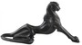 Casa Padrino Luxus Bronzefigur Gepard 85 x 27 x H. 43 cm - Art Deco Figur