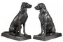Casa Padrino Luxus Bronzefiguren 2er Set Hunde 32 x 60 x H. 73 cm - Limited Edition