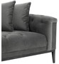 Casa Padrino Luxus Sofa Dunkelgrau Rechtsseitig 220 x 96 x H. 66 cm - Hotel M�bel