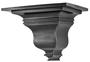 Casa Padrino Luxus Messing Wandkonsole Bronze 34 x 25 x H. 25 cm - Art Deco M�bel