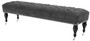 Casa Padrino Wohnzimmer Sitzbank Dunkelgrau 160 x 46 x H. 45 cm - Luxus Qualitt 
