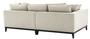 Casa Padrino Wohnzimmer Sofa Naturfarbig 248 x 127 x H. 94 cm - Luxus Wohnzimmerm�bel