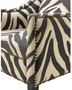 Casa Padrino Sessel im Zebra Design 74 x 81 x H. 89 cm - Luxus Wohnzimmer Sessel