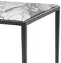 Casa Padrino Beistelltisch in bronze mit wei�er Marmorplatte 60 x 60 x H. 58 cm - Luxus Wohnzimmerm�bel