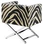 Casa Padrino Luxus Club Sessel im Zebra Design 68 x 57 x H. 74 cm - Art Deco M�bel