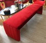 Luxus Sitzbank in Bordeaux-Rot 