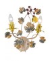 Casa Padrino Barock Wandleuchte Blumen - italienisches Design - Wandl�ster Wand Leuchte Antik Stil 