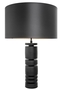 Casa Padrino Designer Tischlampe Mattschwarz 60,5 x H. 90 cm - Hotel Restaurant M�bel