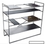Casa Padrino Luxus Wohnzimmerschrank Schwarz 110 x 45 x H. 100,5 cm - Designer Regalschrank