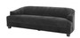Casa Padrino Luxus Wohnzimmer Sofa in schwarz 230 x 90 x H. 75 cm - Luxus M�bel