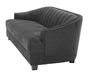 Casa Padrino Luxus Wohnzimmer Sofa in schwarz 230 x 90 x H. 75 cm - Luxus M�bel