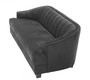 Casa Padrino Luxus Wohnzimmer Sofa in schwarz 230 x 90 x H. 75 cm - Luxus M�bel