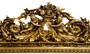 Casa Padrino Antik Stil Wandspiegel Gold 142 x H. 100 cm - Barock M�bel