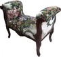 Casa Padrino Barock Schemel Hocker Gobelin / Braun - Sitzbank - M�bel Antik Stil