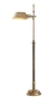 Casa Padrino Luxus Stehleuchte Vintage Messing 21,5 x 20,5 x H. 130 cm - Antikstil M�bel