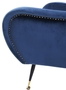 Casa Padrino Luxus Hotel Salon Sessel Blau 80 x 90 x H. 88 cm - Hotel M�bel