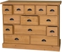 Casa Padrino Landhausstil Kommode mit 13 Schubladen - B�rom�bel im Landhausstil