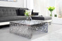 Casa Padrino Art Deco Couchtisch Silber Metall 60 x 60 x H. 32 cm - Jugendstil Tisch - M�bel Wohnzimmer