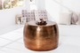 Casa Padrino Luxus Couchtisch Kupfer 60 cm Aluminium - Wohnzimmer Salon Tisch - Unikat