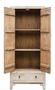 Casa Padrino Landhausstil Schrank Naturfarben 75 x 40 x H. 180 cm - Schrank im Landhausstil