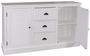 Casa Padrino Landhausstil Sideboard Wei� 158 x 37 x H. 90 cm - Landhausstil M�bel