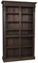 Casa Padrino Landhausstil B�cherschrank Dunkelbraun 119 x 39 x H. 197 cm - Landhausstil Wohnzimmer Regalschrank 