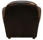 Casa Padrino Luxus Echtleder Sessel Schwarz 88 x 76 x H. 88 cm - Luxus Kollektion