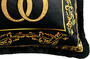 Harald Gl��ckler Luxus Deko Barock Kissen Pomp��s by Casa Padrino Schwarz / Gold / Schwarz Krone Deluxe mit Strass Steinen - Gl��ckler Kissen AAA