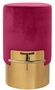 Casa Padrino Luxus Barhocker Himbeerfarben / Gold  46 x H. 76 cm - Barm�bel 