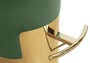Casa Padrino Luxus Barhocker Gr�n / Gold  46 x H. 76 cm - Barm�bel 