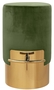 Casa Padrino Luxus Barhocker Moosgr�n / Gold  46 x H. 76 cm - Barm�bel 